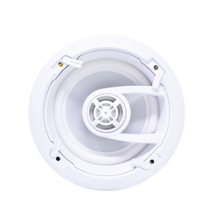 Ghost series, altavoz de 3 vías de plafón 9in, diseño trugrip  sin herramientas, woofer de polipropileno blanco, 150w 8ohms