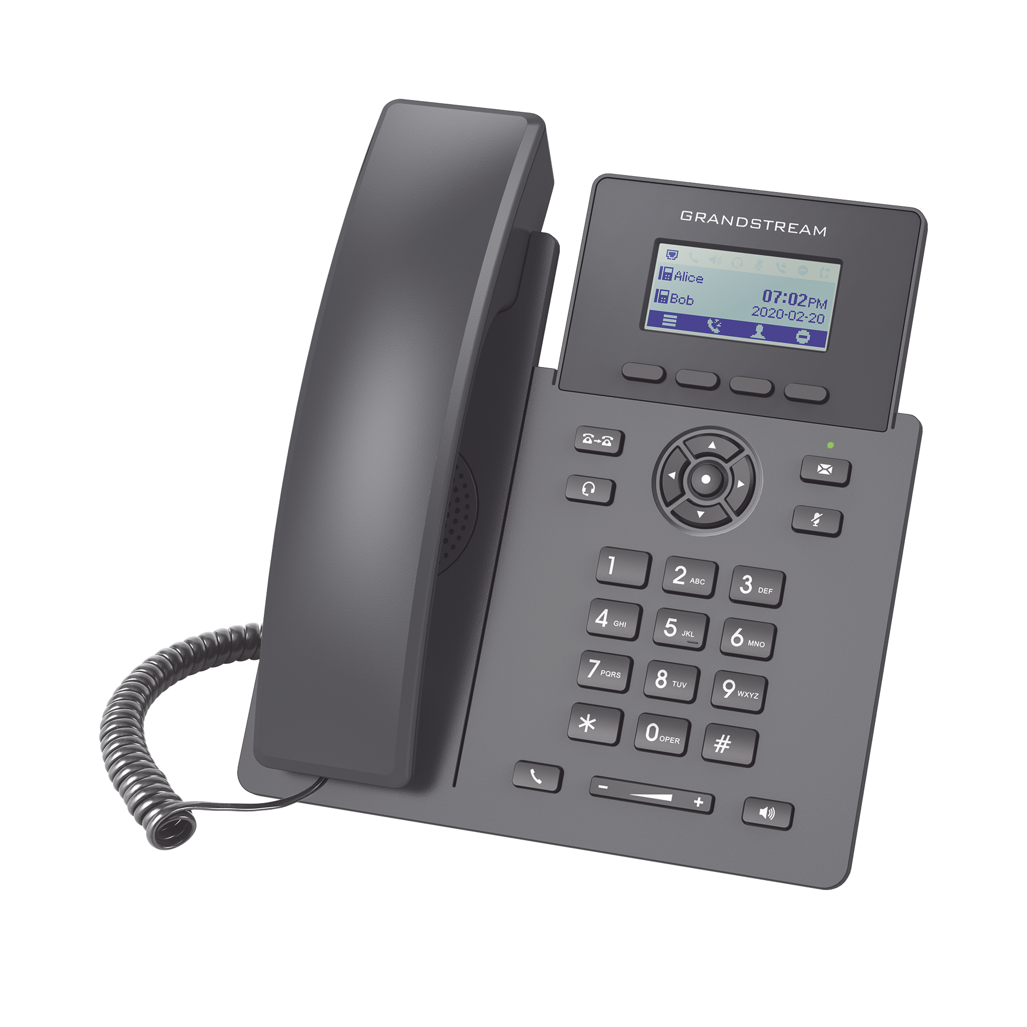 Teléfono IP Grado Operador, 2 líneas SIP con 2 cuentas, codec Opus, IPV4/IPV6 con gestión en la nube GDMS