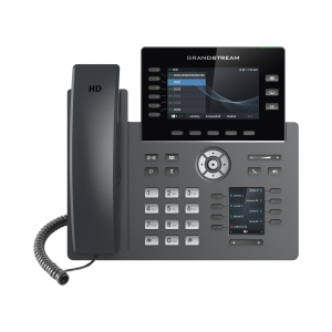 Teléfono IP Wi-Fi, Grado Operador, 6 líneas SIP con 6 cuentas, pantalla a color 4.3", puertos Gigabit, Bluetooth, PoE, codec Opus, IPV4/IPV6 con gestión en la nube GDMS