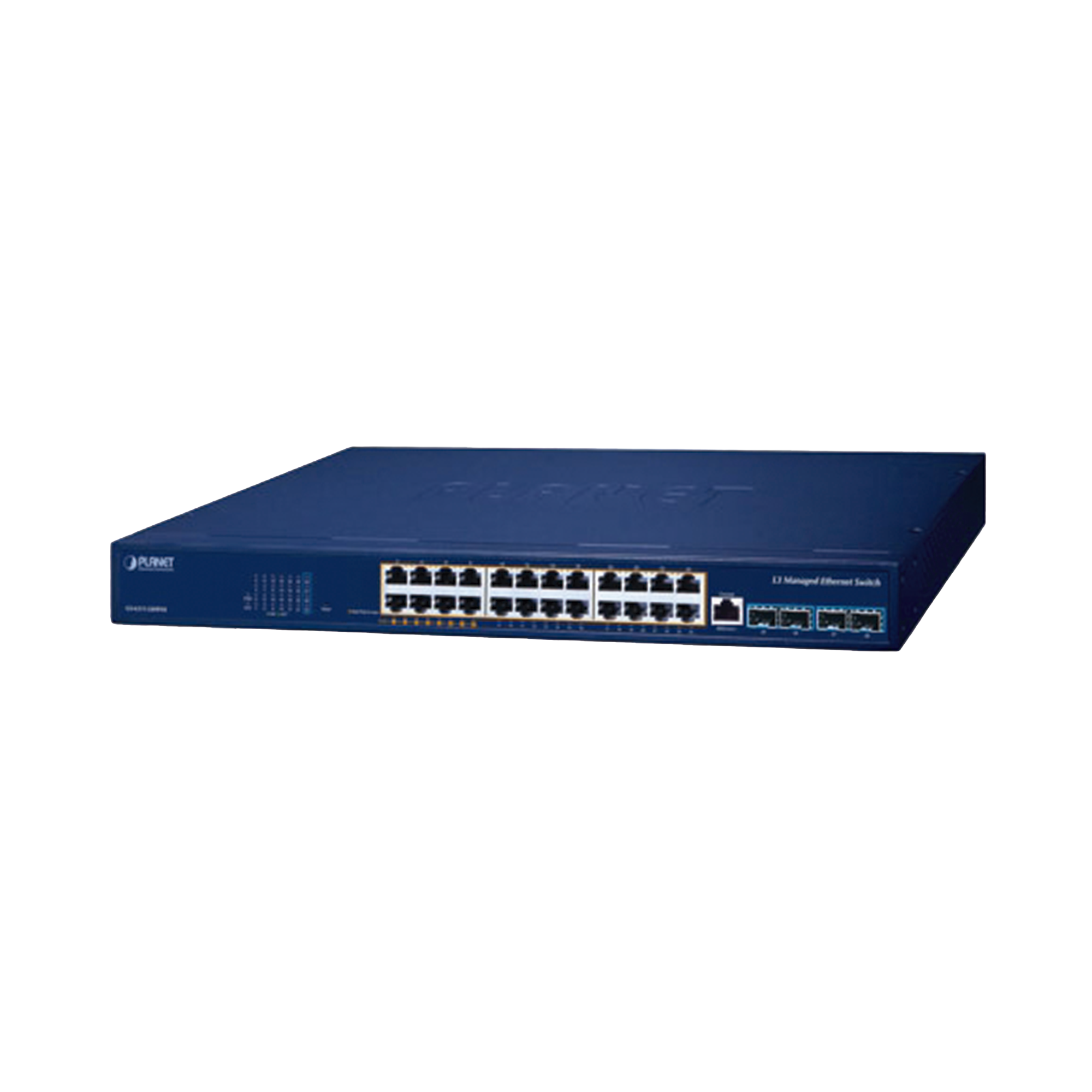 Switch PoE Administrable Capa 3, 24 Puertos Gigabit, Hasta 480 W, 8 Puertos 802.3bt, 16 Puertos 802.3at, 4 Puertos SFP 10G