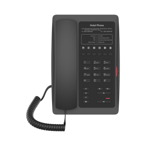 Teléfono IP WiFi para Hotelería, profesional con 6 teclas programables para servicio rápido (Hotline), plantilla personalizable con PoE