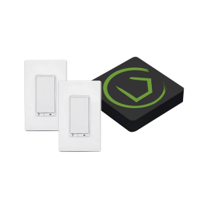 KIT HUB Controlador inteligente para dispositivos Zwave, Zigbee, Shelly, Lutron, incluye 1 HUB / 2 Atenuadores inteligentes On/Off Zwave