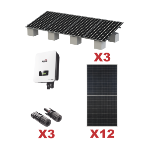 Kit Solar Interconexion / 7kW 220Vca / Inversor AFORE / Montaje Incluido