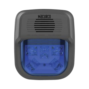 Sirena Estrobo Color Azul Para Paneles y Detectores Macurco