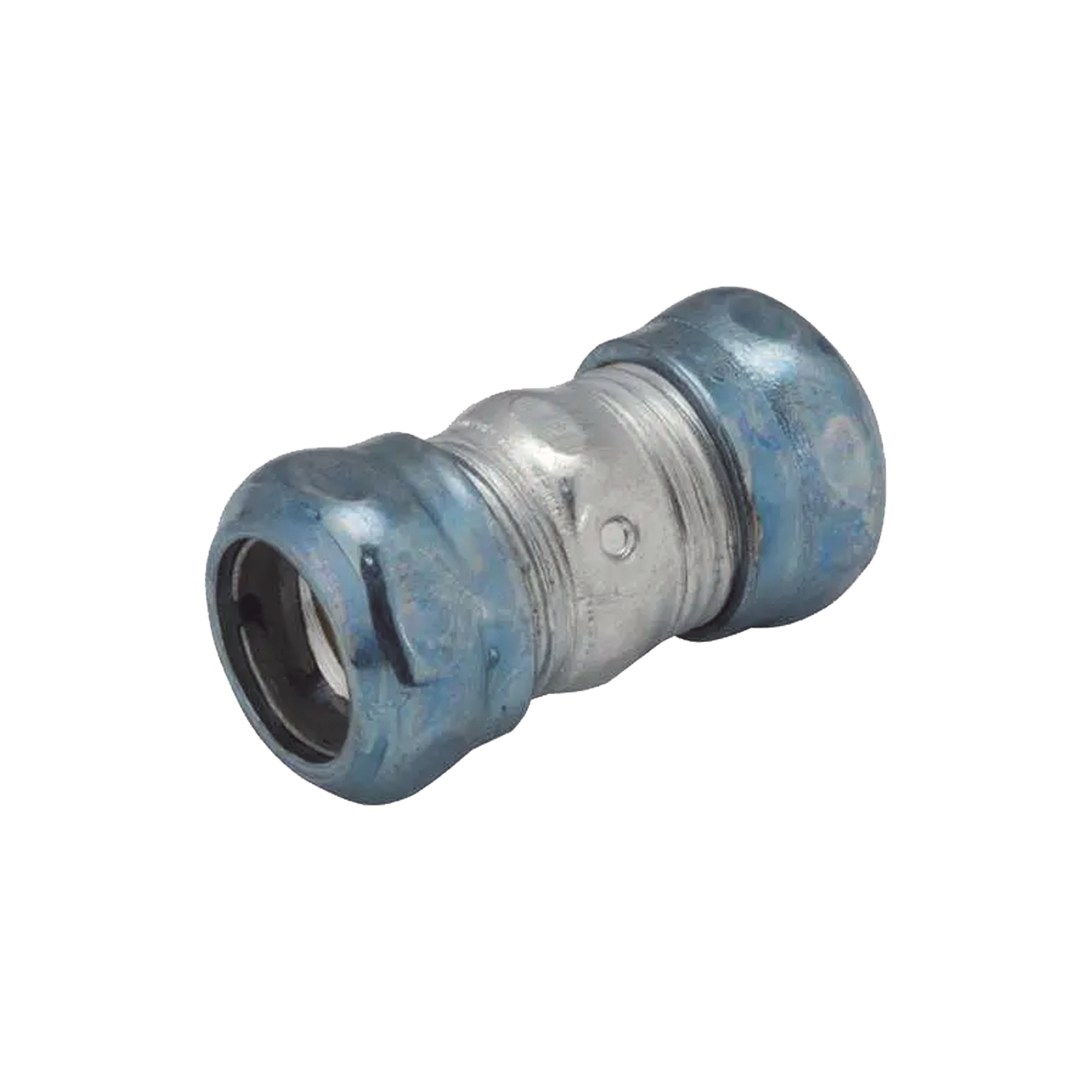 Cople Compresión Hermético de Acero Galvanizado para Pared Delgada de 3/4" .