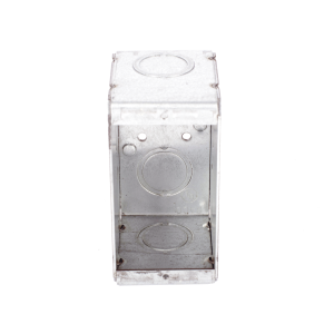 Caja (Chalupa ) Multigang de 1 Gang/ Profundidad de 2-1/2"/ 8 TKO (1/2" y 3/4").