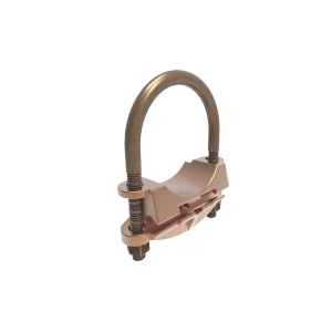 Conector Mecánico para Cable Calibre 4 a 2/0 AWG / Paralelo o 90° Grados a Tubo de 1 1/4" o Varilla de 1 3/8" - 1 1/2".