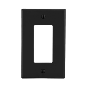 Tapa para Contacto Dúplex Color Negro.