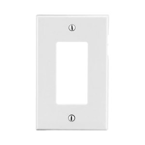 Tapa para Contacto Rectangular Color Blanco.