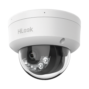 [Dual Light] HiLook Series / Domo IP de 4 Megapixel / Uso en interior / Lente 2.8 mm / 20 mts IR + 20 mts Luz Blanca / Micrófono Integrado / ACUSENSE Lite / PoE / dWDR / H.265+ / ONVIF