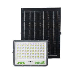 Reflector de 300 W con Panel Solar /  Batería 3.2  V CD / T.C.C. 6 500 K / IP65.