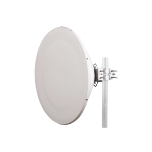 Antena direccional Alto Rendimiento / Parábola profunda para mayor aislamiento al ruido /4 ft / Guía de onda para radio B5x y C5x / Ganancia de 35 dBi / Soporte de acero inoxidable / Polaridad en 90 ° y 45 ° / Incluye montaje.