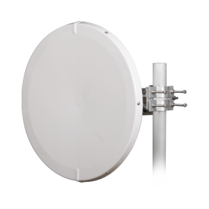 Antena Direccional de Alto Rendimiento / 30.5 ± 1 dBi / 2 ft / 5.9-7.125 GHz / Conectores RP-SMA / Alto Aislamiento al Ruido / Fácil Montaje y herraje de acero inoxidable / Radomo Incluido