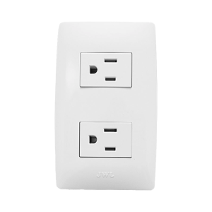 Contacto Dúplex de 127 V~60 HZ 15 A / Color Blanco.