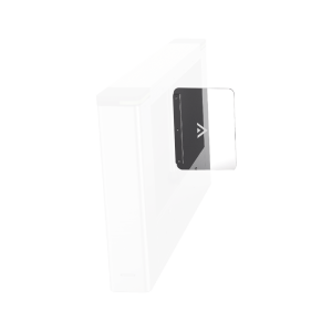 Aleta de Acrílico para formar carriles de 110 cms en torniquetes Hikvision Series DS-K3B501 y DS-K3B601 / Uso en accesos amplios para silla de ruedas