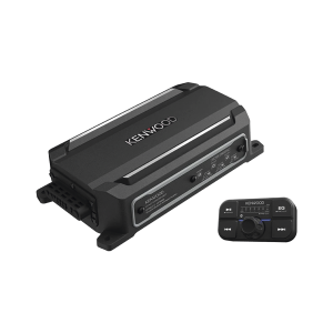 Amplificador de audio de 4 canales con control remoto y con conexión Bluetooth de 600 W de salida máxima