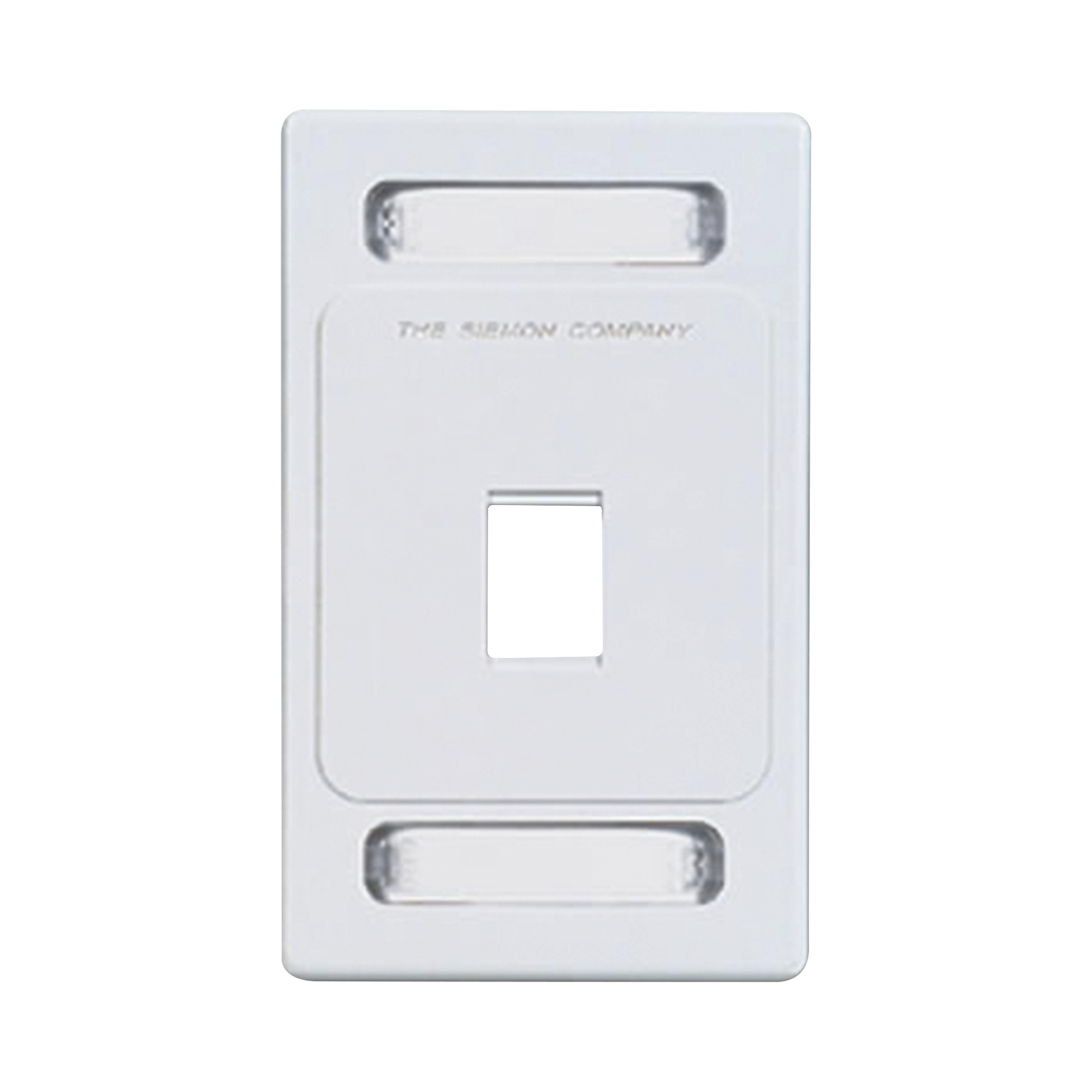 Placa de pared Keystone de 1 salida, color blanco, para jacks Keystone Z-MAX y MAX