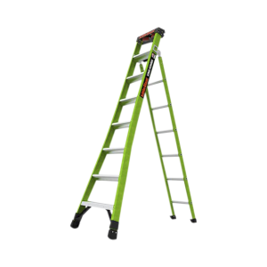 Escalera de Tijera 3 en 1 de 2.44 Metros, Fibra de Vidrio (SKU13908-001). Hecha en E.U.A. (Versión 2.0)