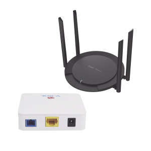 Kit 2 ONU Bridge V-Sol, Dual GPON/EPON con Router Home Wi-Fi Ideal para distribuciones WISP de mayor cobertura Wi-Fi en Hogares y Oficinas