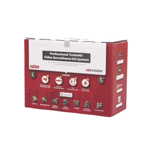 [Dual Light] Kit TurboHD 3K (5 Megapixel) / DVR 4 Canales / 4 Cámaras bala Dual Light / Micrófono Integrado / Accesorios de Interconexión / Fuente de Poder