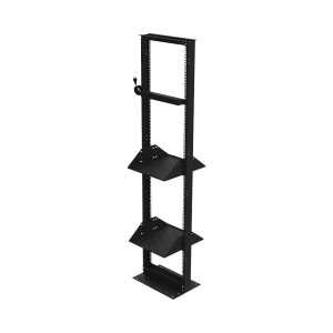 Kit de Rack Estándar 19", 45 UR con 2 Charolas y PDU (8 tomas). Ideal para UPS y Servidores tipo Torre.
