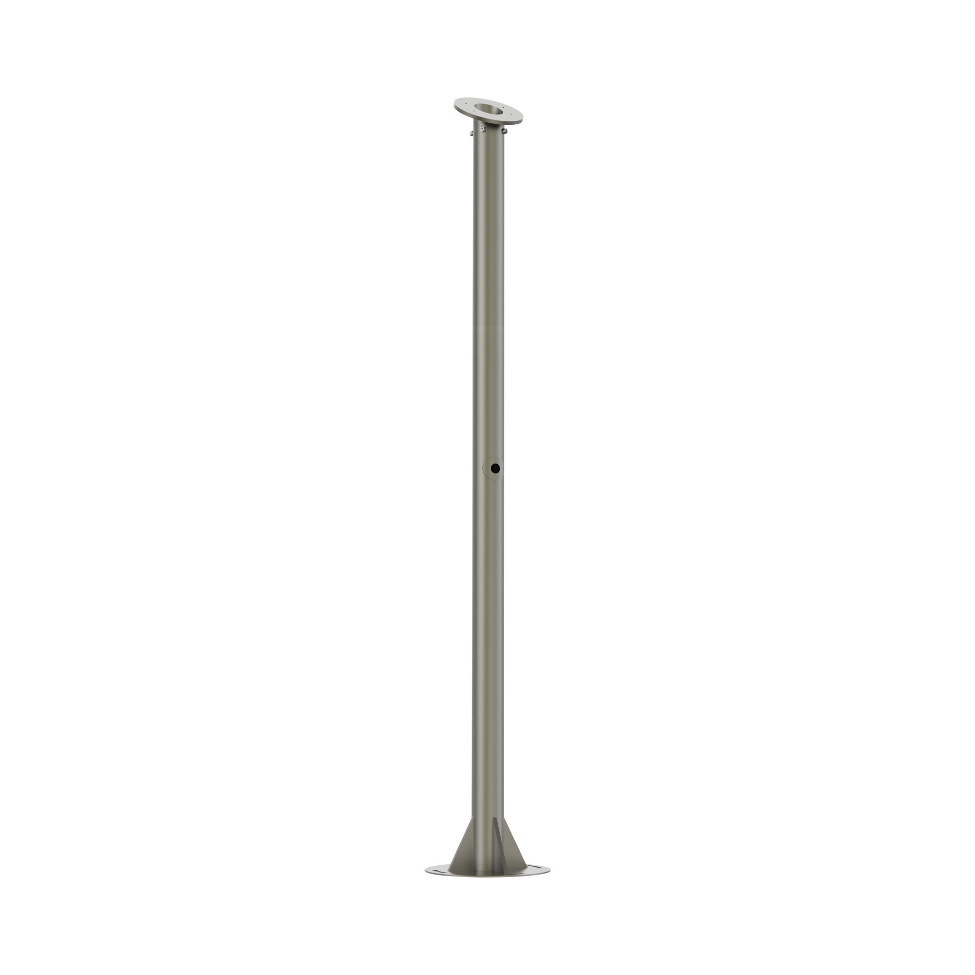 Poste para Cámara ANPR / Compatible con DS-TCG406-E / Altura de 1.5 Metros /  Color Gris