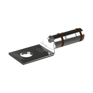 Zapata de compresión LCA2-14-Q, para cal. 2 Awg, Barreno para tornillo prisionero de 1/4, 1 Pz