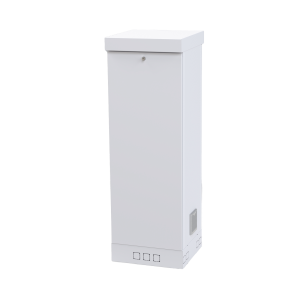 Gabinete para Piso, Capacidad, 31 Unidades de Rack, Doble puerta y Postes frontales e intermedios ajustables, Color Blanco, Se envía el Gabinete Armado.