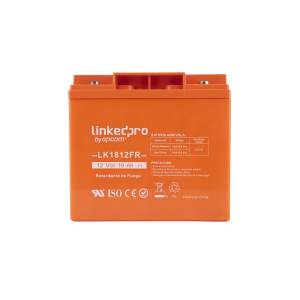 Batería 12 V / 18 Ah / UL / Tecnología AGM / Vida útil promedio de 5 años / Retardante a la Flama / Para uso en equipo electrónico, Alarmas de Intrusión / Incendio/ Control de acceso / Video Vigilancia / TermInale