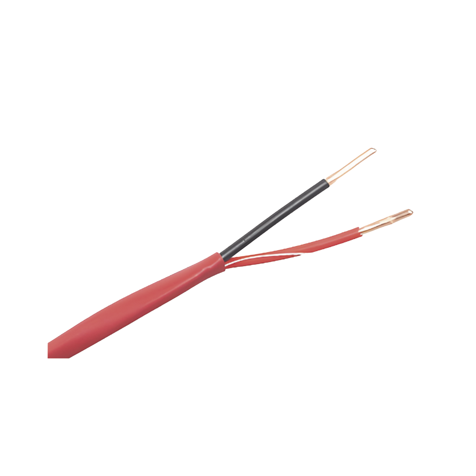 Alambre de Alarma contra Incendios - Bobina de 305 Metros: 2 x 18 AWG, Rojo, Tipo FPLR, (UL) FT4, Ideal para Sistemas de Detección y Evacuación de Incendios