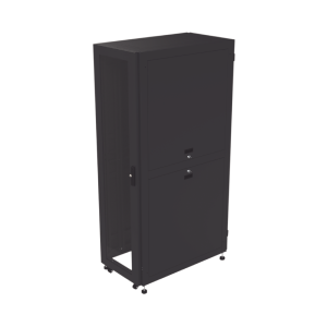Gabinete para Telecomunicaciones Rack Estándar de 19", 42UR, 600 mm Ancho x 1000 mm Profundidad. Fabricado en Acero, Se envía el Gabinete Armado.