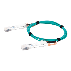 Cable AOC QSFP-DD de 400 Gbps a 400 Gbps / Cable de fibra óptica Activo / Longitud: 2 metros