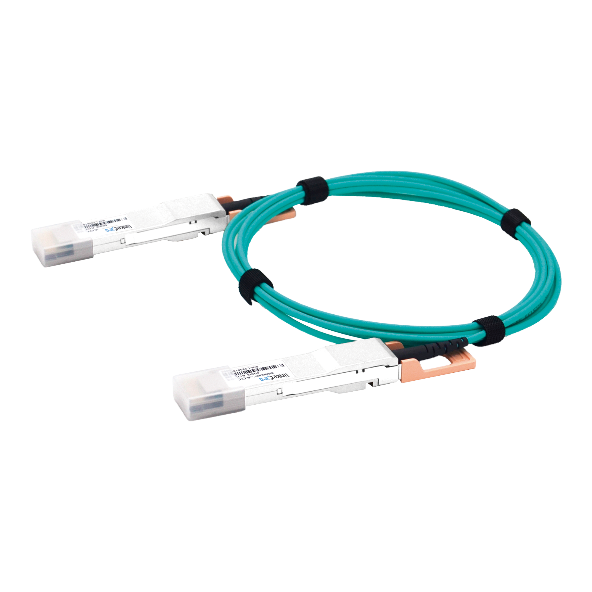 Cable AOC QSFP-DD de 400 Gbps a 400 Gbps / Cable de fibra óptica Activo / Longitud: 3 metros