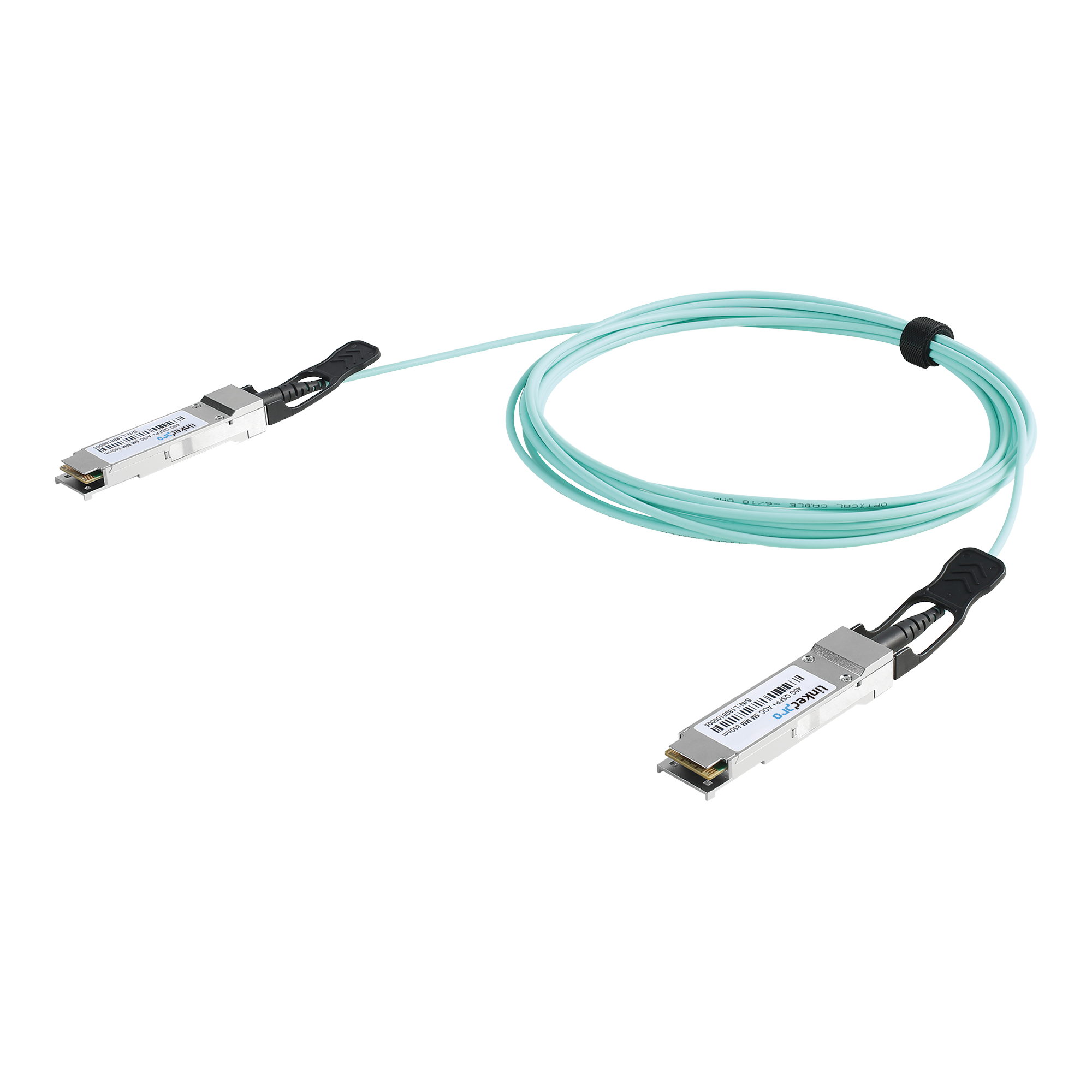 Cable AOC QSFP+ de 40 Gbps a 40 Gbps / Cable de fibra óptica Activo / Longitud: 3 metros