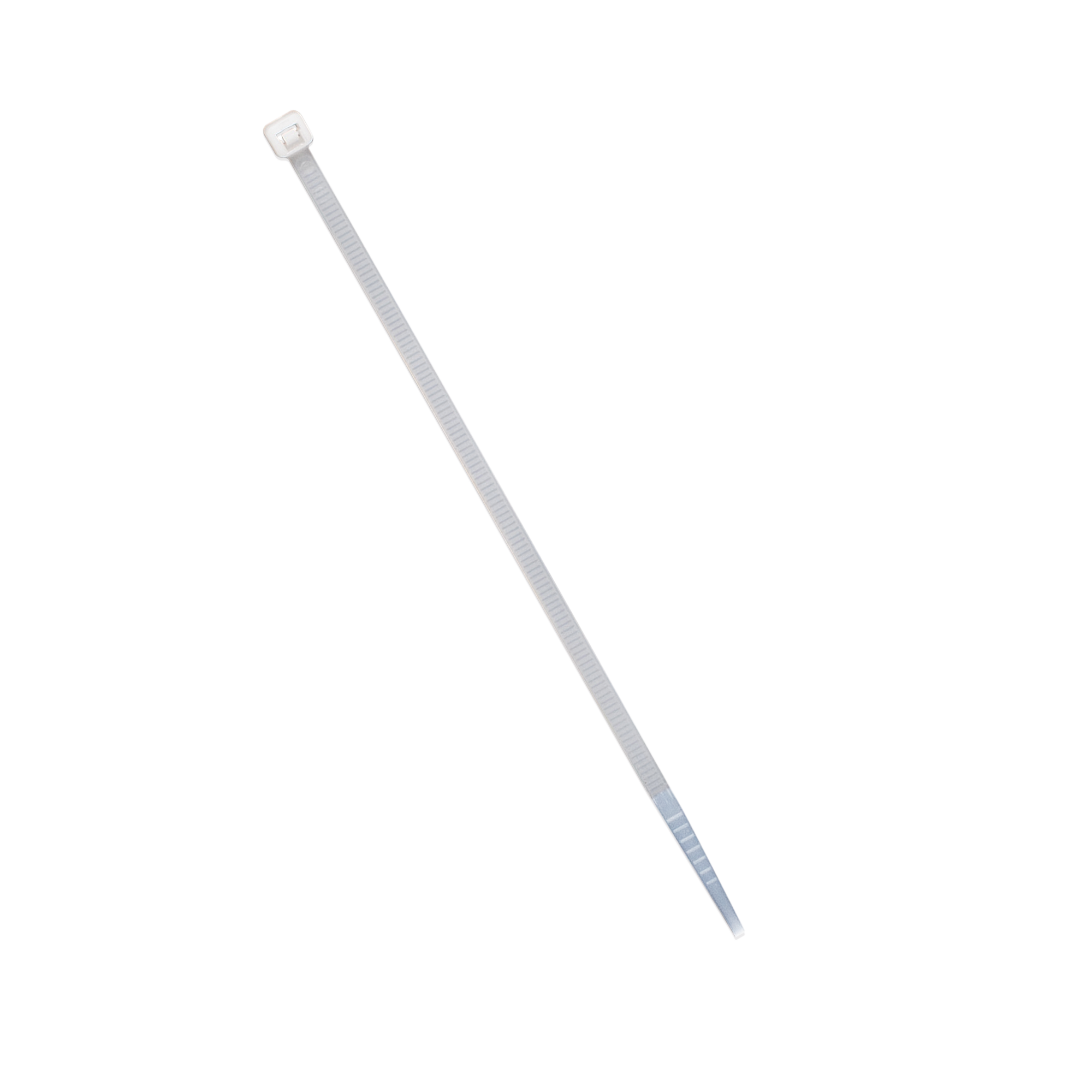 Cincho de plástico, Color Natural, 4.8 x 370 mm, Ideal para sujeción de cables (Bolsa con 100 piezas)