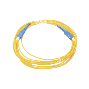 Jumper de Fibra Óptica Monomodo SC/UPC - SC/UPC Simplex, color amarillo, 5 metros