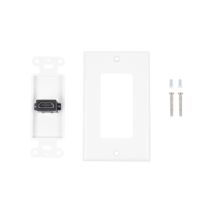 Placa de pared 1 puerto HDMI hembra a hembra