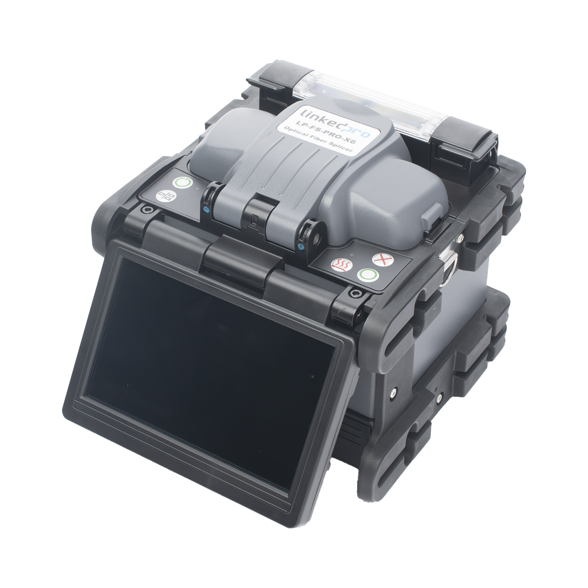 Fusionadora de Fibra Óptica Multimodo y Monomodo / Alineación por Núcleo / 6 Motores para Mejor Precisión en el Empalme / Capacitación Remota Gratuita