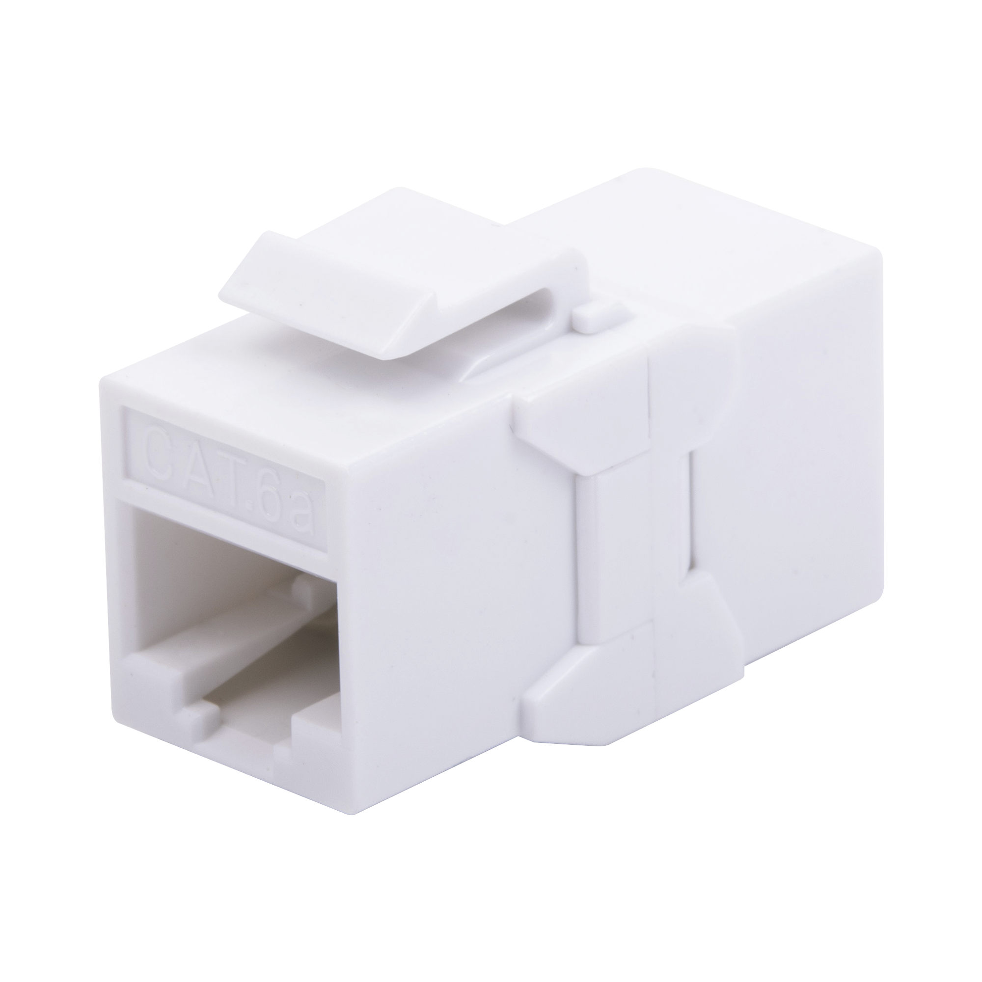 Acoplador UTP Cat6A hembra RJ45 a RJ45 hembra Color Blanco