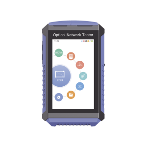 Mini OTDR Touch para pruebas en enlaces fibra Óptica Activos (Prueba de Fibra Viva) / Longitud de Onda en 1625nm / Integra Función OPM / Integra Función VFL 5mW / Mapeo de Cables RJ45 / Recargable / Distancia de prueba hasta 100 km