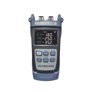 Medidor de Potencia Óptica (OPM) para Fibra Óptica en Redes FTTx / Soporta 3 Longitudes de Onda: 1310nm , 1490nm y 1550nm / Compatible con Conectores SC y FC