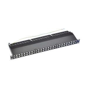 Panel de parcheo de impacto (110) blindado de 48 puertos Cat6A