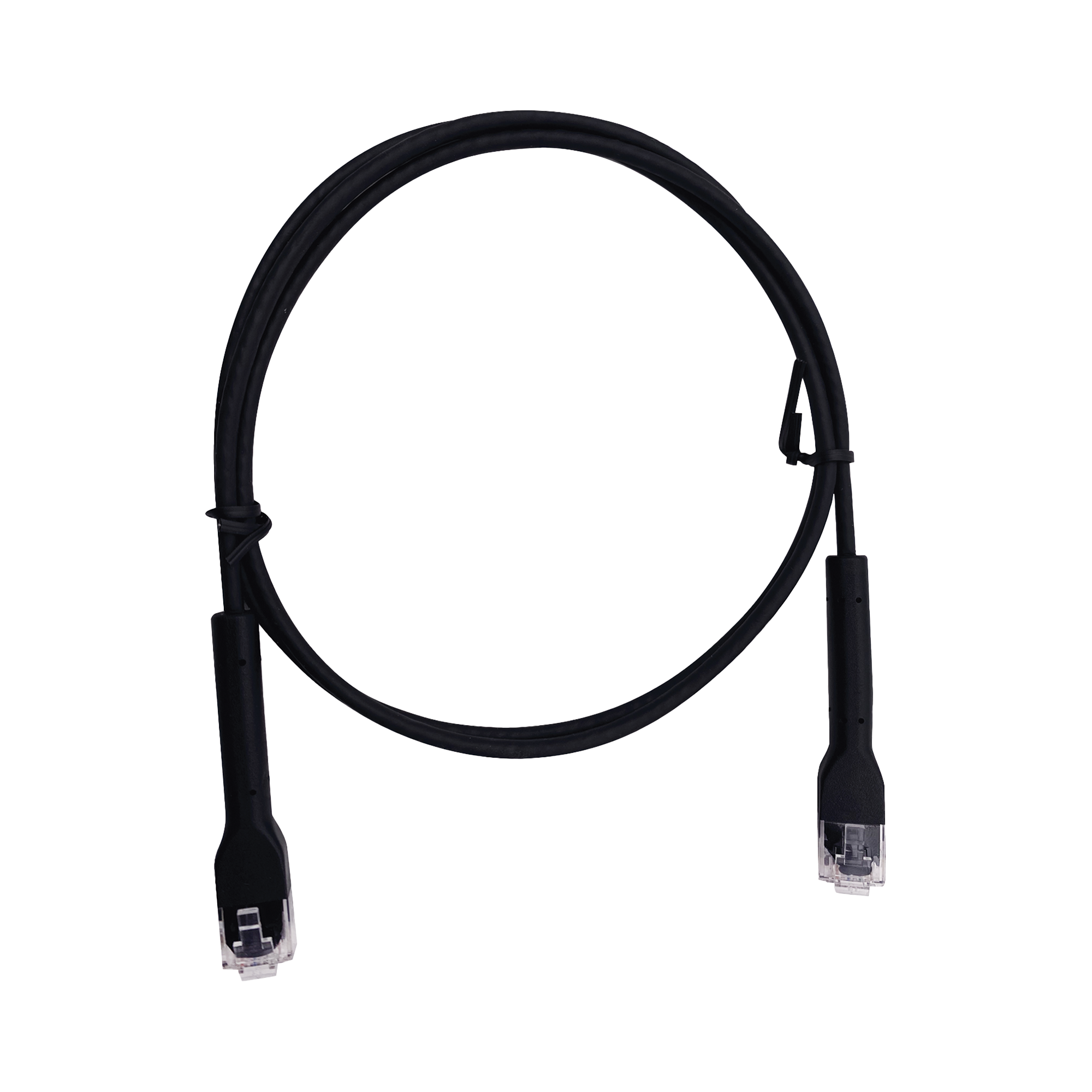 Mini Patch Cord Cat6 Ultra Slim 5 m Negro – Ahorra Espacio sin Organizadores, con Bota Flexible