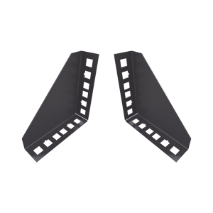 Par de Sujetadores para Instalación de Equipo Rackeable en Placa o Pared (hasta 2U), Puede soportar 10 Kg