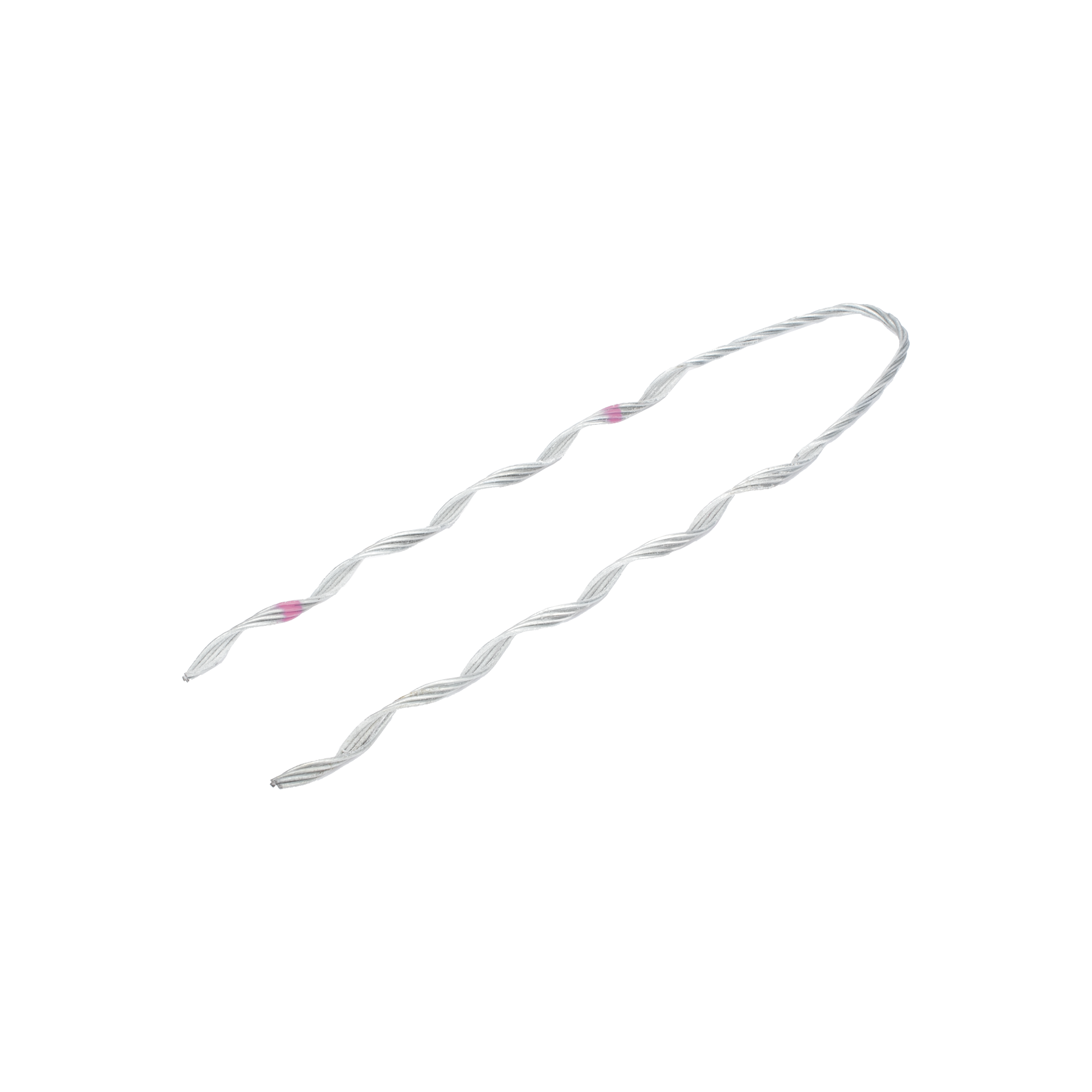 Remate Preformado de Acero Galvanizado para Fibra Mini-ADSS de 24 hilos, diámetros 7.5 - 8 mm