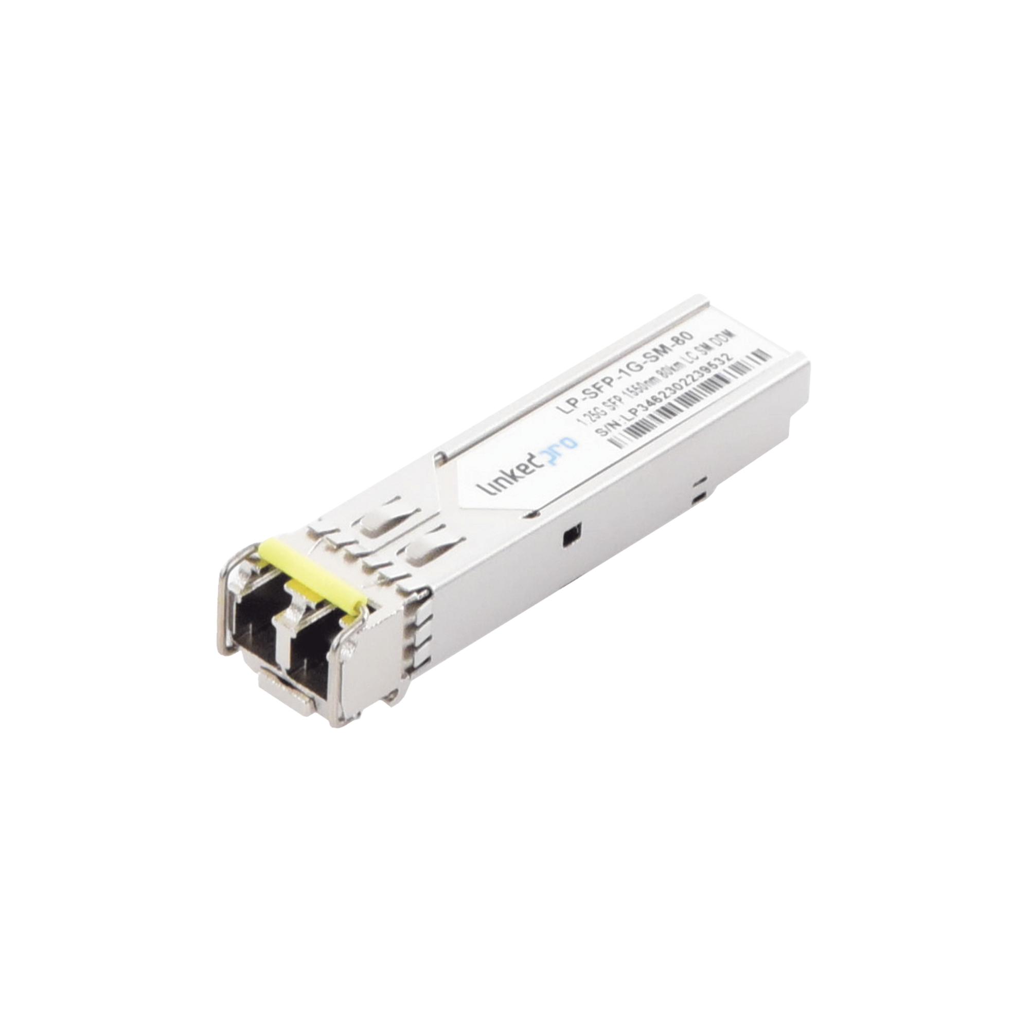 Transceptor Óptico SFP (Mini-Gbic) / Monomodo 1550 nm / 1.25 Gbps / 1000BASE-ZX / Conectores LC/UPC Dúplex / DDM / Hasta 80 km