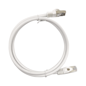 Patch Cord Cat6A 10G blindado 2M ( 6.25 ft ) BLANCO