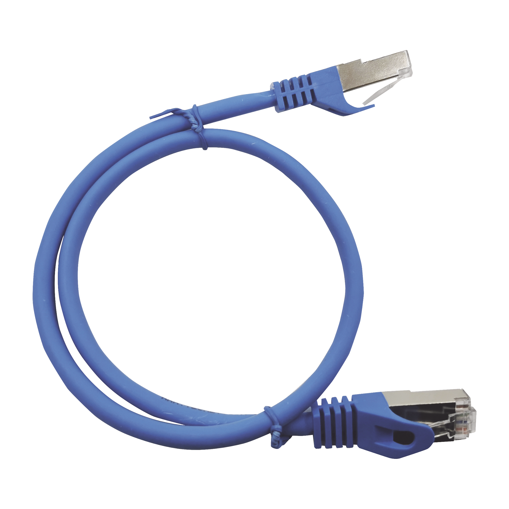 Patch Cord Cat6A 10G blindado 7.0M ( 22.96 ft ) AZUL