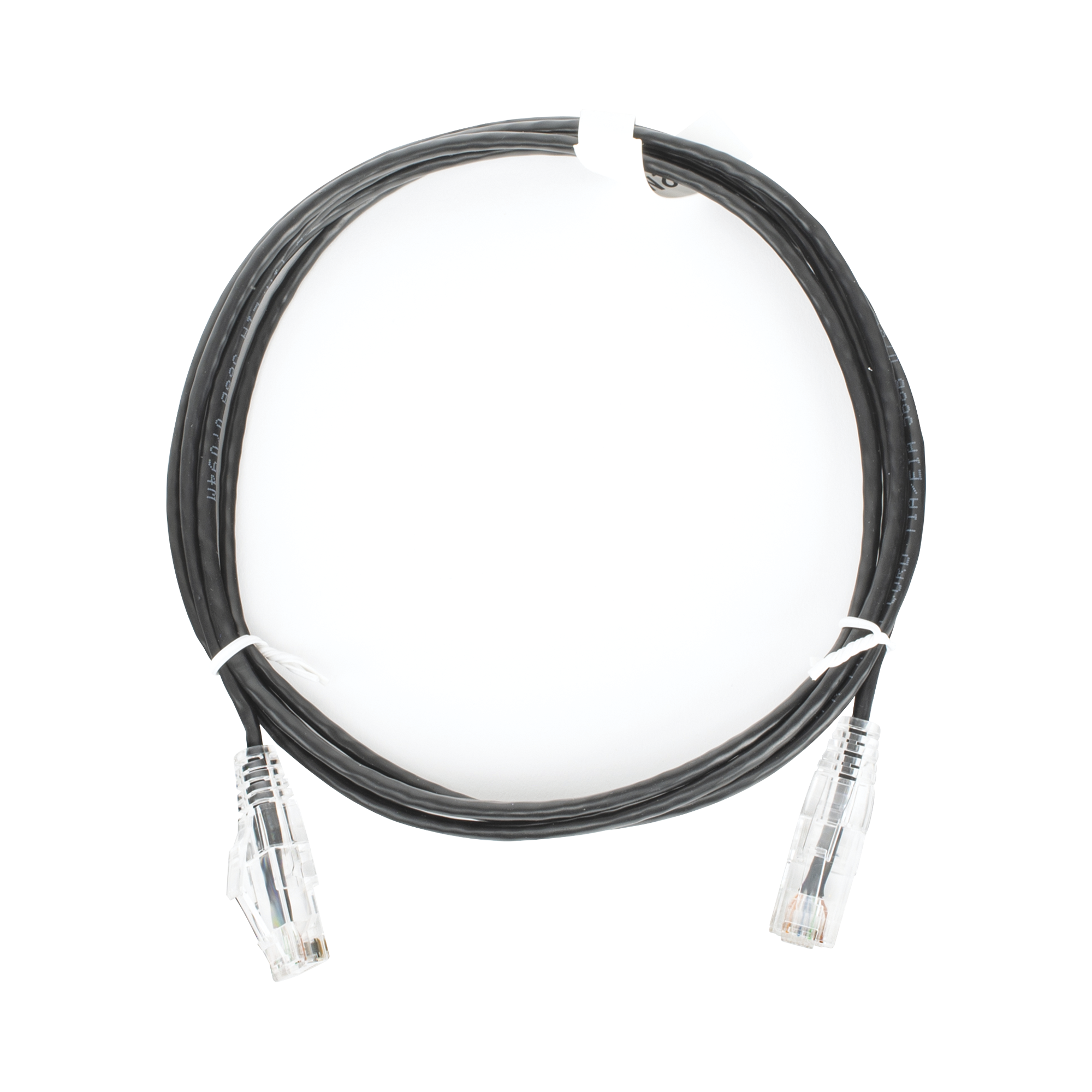 Cable de Parcheo Slim UTP Cat6 - 1.5 m Negro Diámetro Reducido (28 AWG)