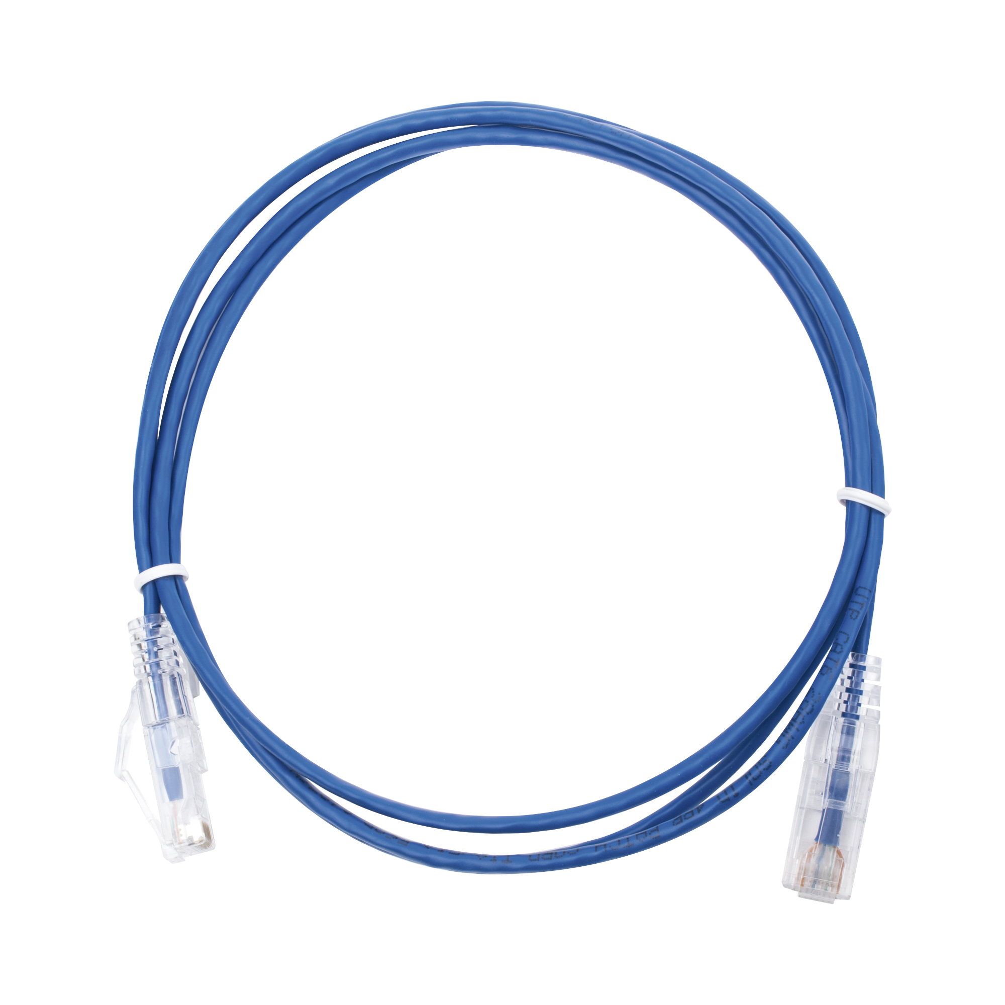 Cable de Parcheo Slim UTP Cat6 - 1.5 m Azul Diámetro Reducido (28 AWG)